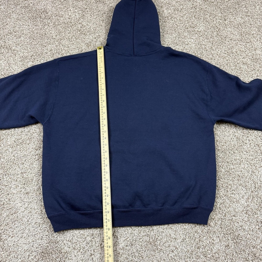 Vintage Russell Athletic Hoodie Adult XL Blue Princeton Tigers Sweatshirt 90s - Picture 15 of 15